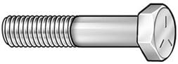 Hex Head Cap Screw, 1/4-20 x 3, PK 100