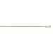 14k Yellow Gold 1.9mm Popcorn Chain Necklace - 16 Inch