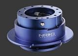NRG Innovations (SRK-250BC BLACK) Quick Release Kit Gen 2.5 Steering Wheel Hubs - Black/Black Chrome Ring