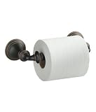 KOHLER K-10554-BRZ Devonshire Toilet Tissue Holder, Double Post, Oil-Rubbed Bronze