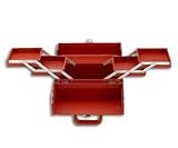 Japonesque Medium Train Case - Red