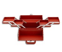 Japonesque Medium Train Case - Red