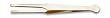 TWEEZER UTILITY NICKEL PLATED 5"