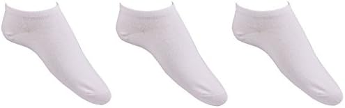 Liwan 3 Pairs Women Low Cut Liner Boat Sports Running Casual Short Ankle Socks White