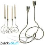 Loop candelabra - Satin Finish
