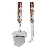 Cheese Knife Set of 2 - Majolica Pitcher