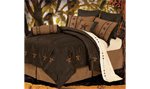 KING Chocolate Laredo Luxury Bedding Set Includes FREE Sheet Set On Sale