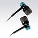 Blue Earbud Stereophones