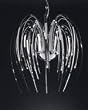 Chrome Finish 14-Light Halogen Pendant Chandelier