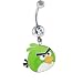 Angry Birds GREEN Sexy Belly Navel Ring