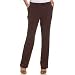 Gloria Vanderbilt Pants - Gloria Vanderbilt Classic Fit Dress Pants Prudence (12 Short, Espresso)