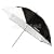 Westcott 60" Optical White Satin Umbrella with Removable Black Cover