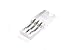 04-48 NF High Speed Steel Ground Thread 3 Piece Tap Set, Includes: Taper, Plug, Bottom
