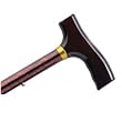 Folding Cane - Red MarbleDesign. This Walking Stick Cane has push button height adjustment and a weight capacity of 250 lbs. Comfortable Fritz Handle for arthritis sufferers.