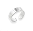 Sterling Silver Smooth Classic Plain Band Toe Ring