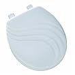Bemis/Mayfair 27EC-000 Designer Sculptured Round Swirl Wood Toilet Seat