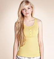 Angel Pure Cotton Scoop Neck Vest Top