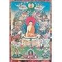 Thanka Print on Canvas (Gicl�e) Portraying the Buddha's Enlightenment, 18"x24" G