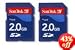 SanDisk 2 GB SD Flash Memory Card 2-Pack SDSDB2-2048-A11