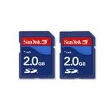 SanDisk 2 GB SD Flash Memory Card 2-Pack SDSDB2-2048-A11