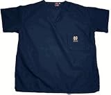 Notre Dame Navy Scrubs Top - XX-Large