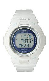 CASIO LTD EDITION SOLAR BABY-G WATCH WHITE BGR300PP-7