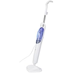 TV Das Original 6120 Clean Maxx Dampfbesen mit Teppichgleiter und 4 Bodent�chern, wei�