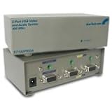 StarTech.com 2 Port High Resolution 400 MHz VGA Video and Audio Splitter