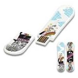 ACP - EP 1GB BURTON SNOWDRIVE SNOWBOARD GTWIN MODEL USB 2.0 FLASH DRIVE (Retail)