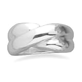 Polished 'X' Ring
