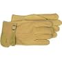 Boss Grain Leather Glove Buckle/strip Large