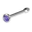 Austrian Crystal TANZANITE Nose Bone