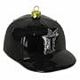 Florida Marlins 4" MLB Glass Baseball Hat Ornament (Set of 2)