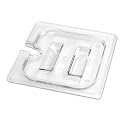 Cambro 60CWCHN Clear 1/6 Size Lid for Camwear Food Pans with Handle & Notch (60CWCHN) Category: Plastic Food Containers