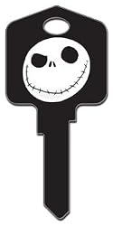 The Nightmare Before Christmas Jack Skellington Kwikset KW1 House Key