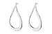 Sterling Silver Wavy Perfect Hoop Earrings by Charles Garnier