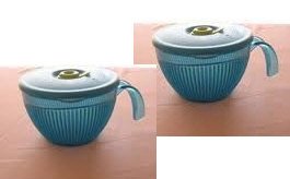 Tupperware Vent N Serve Soup Mug. Set of Two