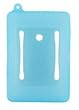 1st Generation IRiver Clix 512MB 1GB 2GB 4GB Silicon Skin MP3 Case Cover with Adustable Sports Armband - Bundled with 12v Rapid Premium Car Charger and Home Travel Wall AC Adapter Charger - (Not Compatible with 2nd Generation Clix), BLUE+CHARGERS