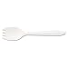 Boardwalk YFW-QW White Medium Weight Polypropylene Spork (Case of 1000)
