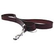 Hamilton Leather Dog Lead, Burgundy, 6' x 1"