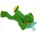 Wubbanub Infant Plush Toy Pacifier Green Frog