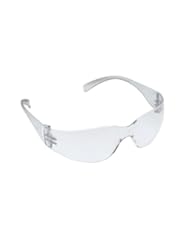 3M Tekk 11329 Virtua Anti-Fog Safety Glasses, Clear Frame, Clear Lens