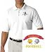 Men's polo shirt with embroidered image of: fantasy football logo