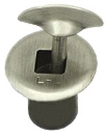 Satin/Brushed Nickel Gas Log Lighter Fireplace Trim Kit