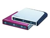 LiteOn eSAU208 - Disk drive - DVDRW (R DL) / DVD-RAM - 8x/8x/5x - Hi-Speed USB - external - LightScribe