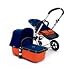 Bugaboo Cameleon Stroller - Orange Base - 2007 Blue Fleece