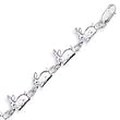 Sterling Silver Rabbits Bracelet - 7 Inch