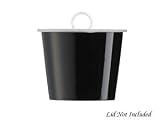 Arzberg TRIC Office Black Small Storage Jar/Conical Vase 23.7-oz.