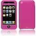 ONLINE - PINK SILICON SKIN CASE  (APPLE IPHONE 3G)