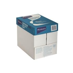 Ryman Superior Copy Paper A4 80gsm 500 Sheets Box of 5 - Color: White
